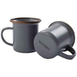 Barebones Enamel Espresso Cup Set - Charcoal