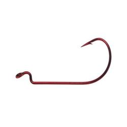 Mustad Megabite Soft Plastic Hook - Black / Nickel 3/0