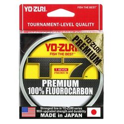 Yo-Zuri T7 Premium Fluorocarbon Fishing Line - 1000yds - Natural Clear