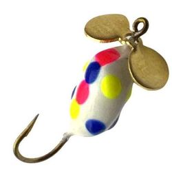 JB Lures Tungsten Spindrop Ice Fishing Lures - Glow Chartreuse 10