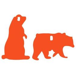 Champion Animal Impact Steel Targets - 4 Pack - Orange