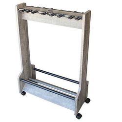 Rush Creek Creations Driftwood Double Sided Floor 16 Rod Rack - Driftwood