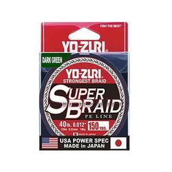 Yo-Zuri SuperBraid PE Braided Fishing Line - Dark Green