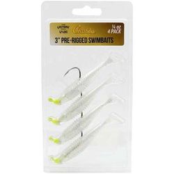 Chubbs Pre-Rigged Soft Swimbaits - Green Pumpkin 5/0
