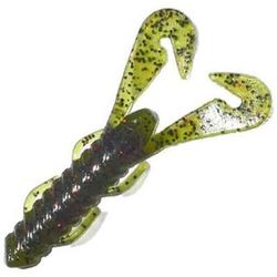 Gambler Lures Burner Craw Soft Craw Bait - Shadow Blue