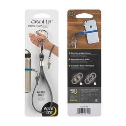 Nite Ize Cinch-A-Lot Stretch Strap - Charcoal .9in x 6in x .6in