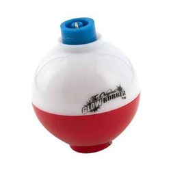 Rod-n-Bobbs Original Bobber Glow Bobber/Float - Red/White 1.5