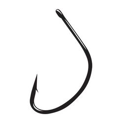 Gamakatsu Shiner Hook Straight Eye - NS Black 4/0