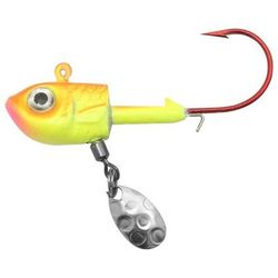 Northland Fishing Tackle Thumper Spin Jig Jig Head - Glow Watermelon