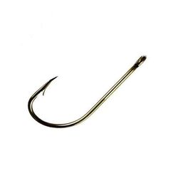 Eagle Claw Bronze Plain Shank Hook - 4
