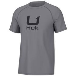 Huk Men's Icon Performance Short-Sleeve Fishing Shirt - Naval Academy M