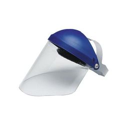 3M Clear Propionate Faceshield W96, Uncoated, Clear, Molded, 14.5 in L x 9 in H (247-82700-00000)