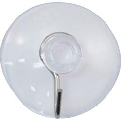 Advantus Suction Cup, W/ Metal Hook, 1-3/5"Wx1-3/5"Lx1"H, 25/Bx, Cl (AVT91031)