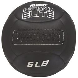 Champion Sports Rhino Promax Elite Medicine Ball, 6 lb, Black (CSIPRX6)