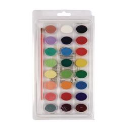 Crayola Washable Watercolor Paint, 24 Assorted Colors, Palette Tray (CYO530524)