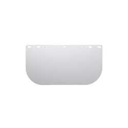 Jackson Safety F20 Polycarbonate Faceshield, 8154LBPYCB, Uncoated, Clear, Unbound, 15.5 in L x 8 in H (138-30706)