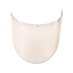 MSA V-Gard(R) Visor for Elevated Temperature Application, Anti-Fog, Anti-Scratch, Reflective Coating, Clear, 17.75 in L x 9.5 in H (454-10115848)
