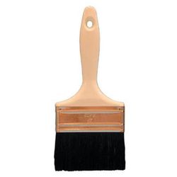 Magnolia Brush Industrial Paint Brushes, 2 in wide, 2 in trim, Black Bristle, Wood handle (455-242)