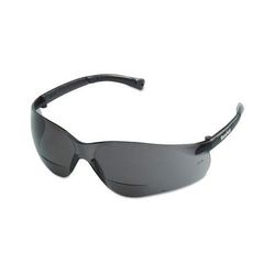 MCRTM Safety BearKat(R) BK1 Series Bifocal Readers Safety Glasses, Gray Lens, 2.0 Dipter, Gray Frame (135-BKH20G)