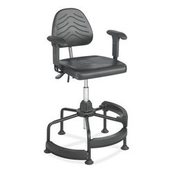 Safco Adjustable T Pad Armrests for SAF 5120, Black, Pair (SAF5144)