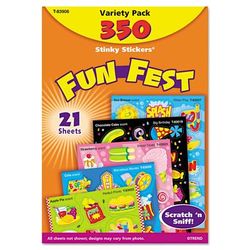 TREND Stinky Stickers Variety Pack, Mixed Shapes, 350/Pack (TEPT83906)