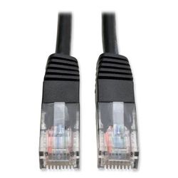 Tripp Lite Cat5e 350MHz Molded Patch Cable, RJ45 (M/M), 25 ft., Black (TRPN002025BK)