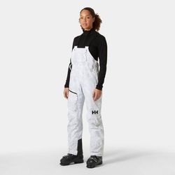 Helly Hansen Women's Powderqueen Reinforced Bib Trousers Grey XL