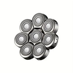TEMU 8-blade Electric Shaver Replacement Heads, Head And Face Electric Shaver Head, Not Fit For And , Halloween & Decorations