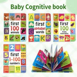 1-100 Fruits Vegetables Book Libros Manga Anime Coloring Books Preschool Learning Improves Children's Identification Skills Gift