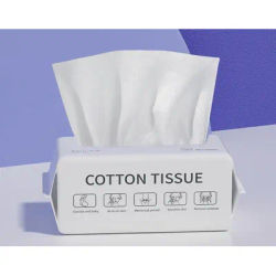 100Pcs Disposable Face Towel For Washing Soft Cotton Dry Wipes Facial Cloths Towelettes For Washing And Drying Facial Tissue