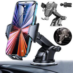 Sucker Car Phone Holder Stand Dashboard Auto Air Vent Mount Cellphone Holder in Car Mobile Support GPS For iPhone Samsung Xiaomi