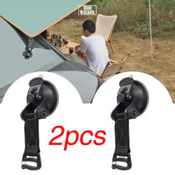 Suction Cup Anchor Strong Tent Securing Hook Heavy Duty Tie Down Car Outdoor Camping Awning Tarp Canopy Carabiner