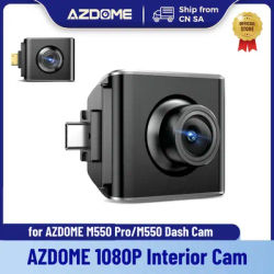 AZDOME Dash Cam 1080P Interior Cam Cabin Camera for AZDOME M550 Pro-2CH/3CH Dash Cam Cabin Camera for AZDOME M550 Car DVR