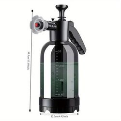 TEMU High-pressure Foam Spray Bottle For Car Wash - Durable Plastic, Essential Auto Maintenance Tool