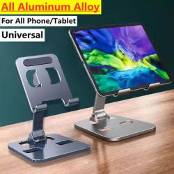 Universal Aluminum Alloy Portable Tablet Holder Mount For iPad Adjustable Flexible Folding Lazy