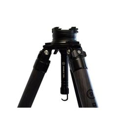 Double Tap Industries Stronghold Carbon Fiber Shooting Tripod w/Leveling Head Black TRI-CF-002L
