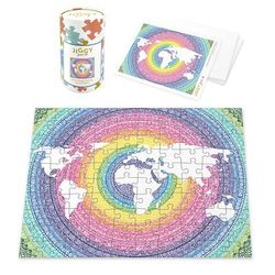 Jiggy Junior 100pc Puzzle - Rainbow Mandala World Map by Farah Brightart