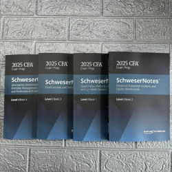 2025 CFA Level 1 SchweserNotes English Notes Chartered Financial Analyst,Quantitative Methods,Paper Edition Textbook
