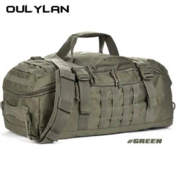 Oulylan 45L Camping Backpacks Men Tactical Backpack Waterproof Hiking Travel Climbing Rucksack Sports Gym Duffel Bag