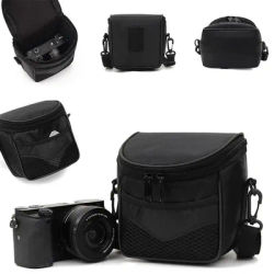 DSLR Camera Bag SLR Shoulder Storage Case DV Telephoto Camera Bag for Nikon Sony Canon Cameras Card Camera Women Small Size Bag