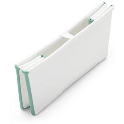 Stokke Flexi Bath Heat Sensitive Tub + Newborn Support - White Aqua