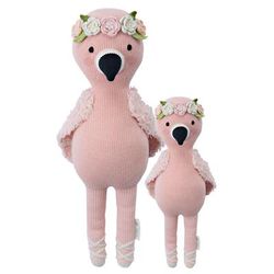 Cuddle+Kind Hand Knit Doll - Mini Penelope the Flamingo, 13"