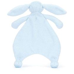 Jellycat Bashful Blue Bunny Comforter, 11"