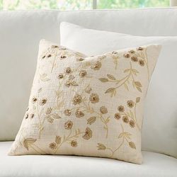 Posey Embroidered Pillow - Grandin Road