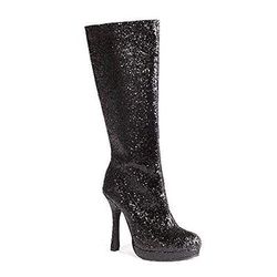 Metallico Brillanti Anni '80 Scarpe Stivali al ginocchio Tacco alto Paillettes Costume Per donna Costume di Carnevale Carnevale Feste Club Parata dell'Orgoglio Adulti Scarpe