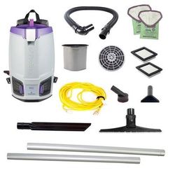 ProTeam GoFit 3, 3 quart Backpack Vacuum 107770 with Wessel Power Nozzle Kit 103224