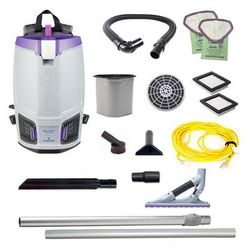 ProTeam GoFit 6 PLUS, 6 quart Backpack Vacuum 107707 with ProBlade Carpet Tool Kit 107530