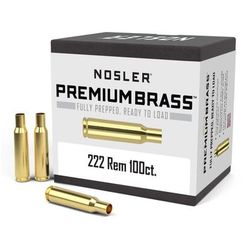 Nosler Custom Rifle Brass .222 Remington 100ct 10058