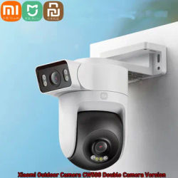 Xiaomi Mi Outdoor Dual Lens Camera CW500 WiFi 6 Full Color Night Vision Sound Light Warning IP66 Security Camera For Mijia APP