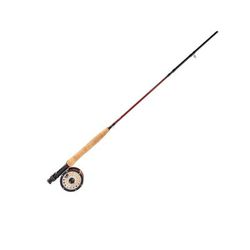 Martin Blue Chip 56R All-Day Trout Fly Reel and Rod Combo Kit 9ft 4-Weight 4-PC Rod Aluminum Fly Reel Weight-Forward Fly Line Fly Assort Blue/Black